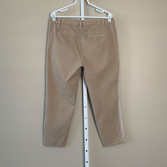 GAP Cropped Tuxedo Stripe Girlfriend Chino - Picture 8 of 16